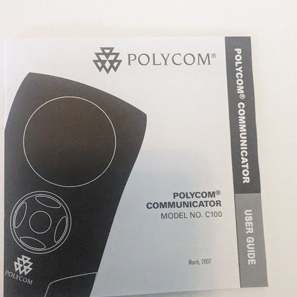 Polycom 2201-44140-001 C100 COMMUNICATOR USB CONFERENCE SPEAKER Genuine. - Picture 3 of 5